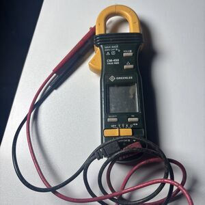 Greenlee AC Clamp Meter CM-450 True RMS Cat III 600V Max